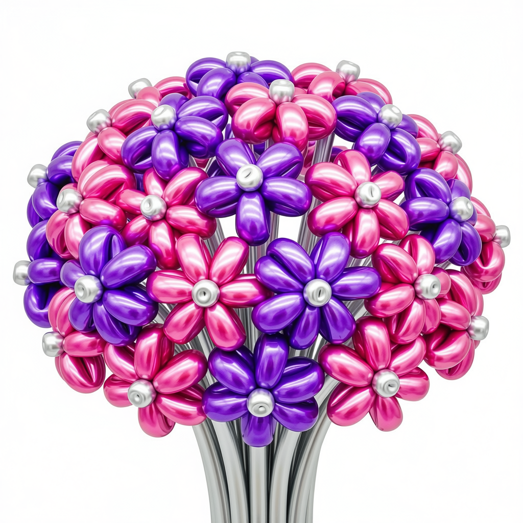 Birthday flower balloon bouquet Toronto with delivery across the GTA