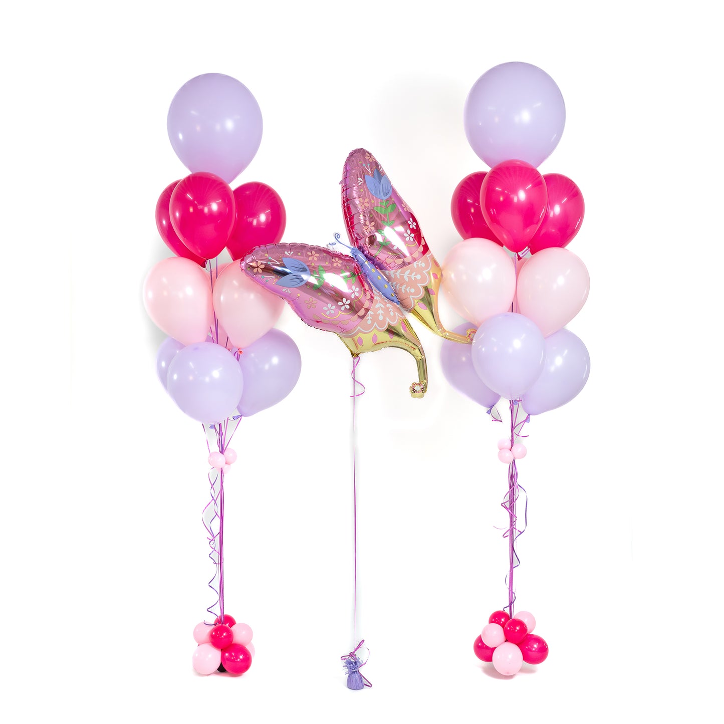 Butterfly Mother’s Day balloon bouquet with helium balloons for delivery in Toronto