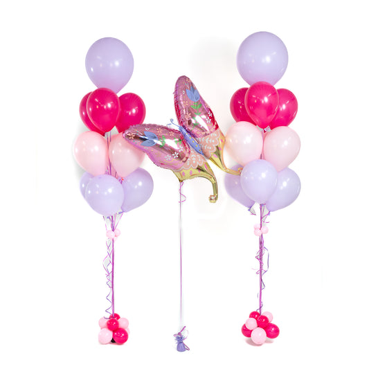 Butterfly Mother’s Day balloon bouquet with helium balloons for delivery in Toronto