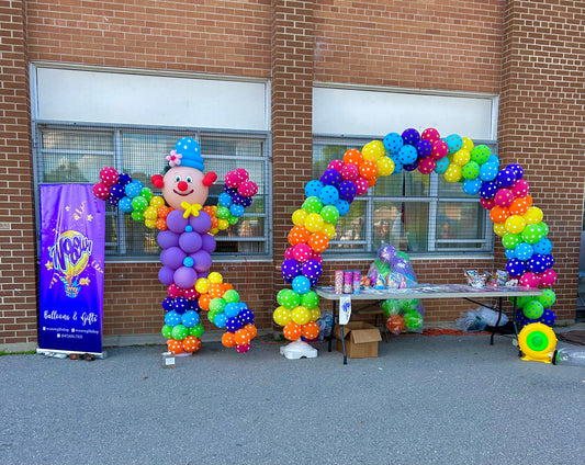 Carnival Celebration Balloon Setup