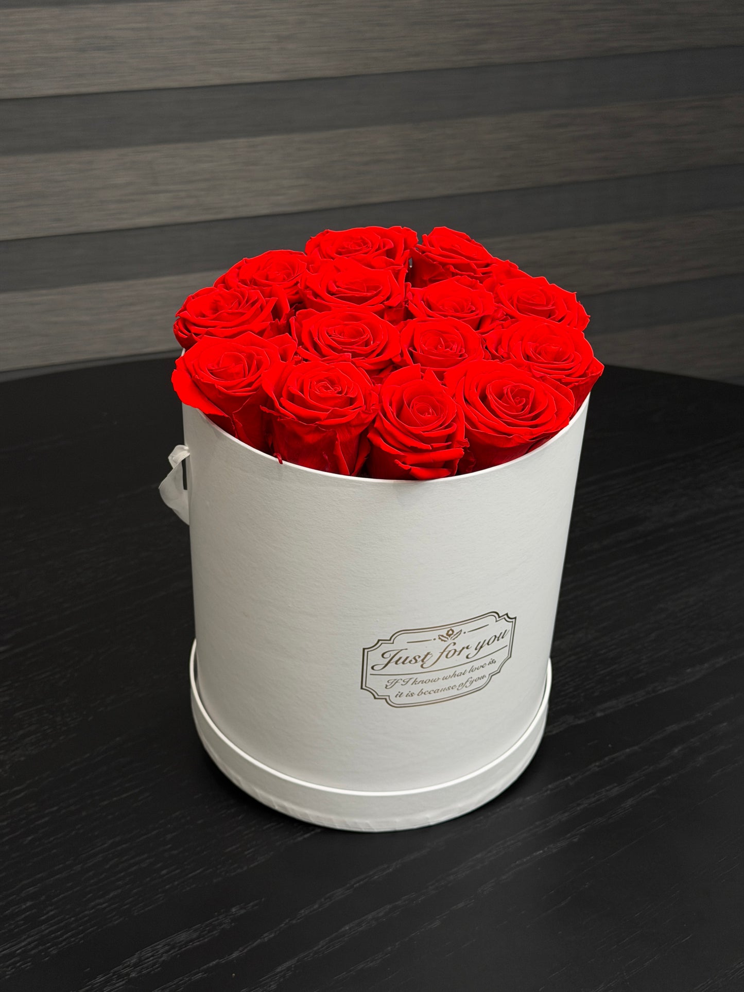 Luxury red eternal roses box gift Toronto