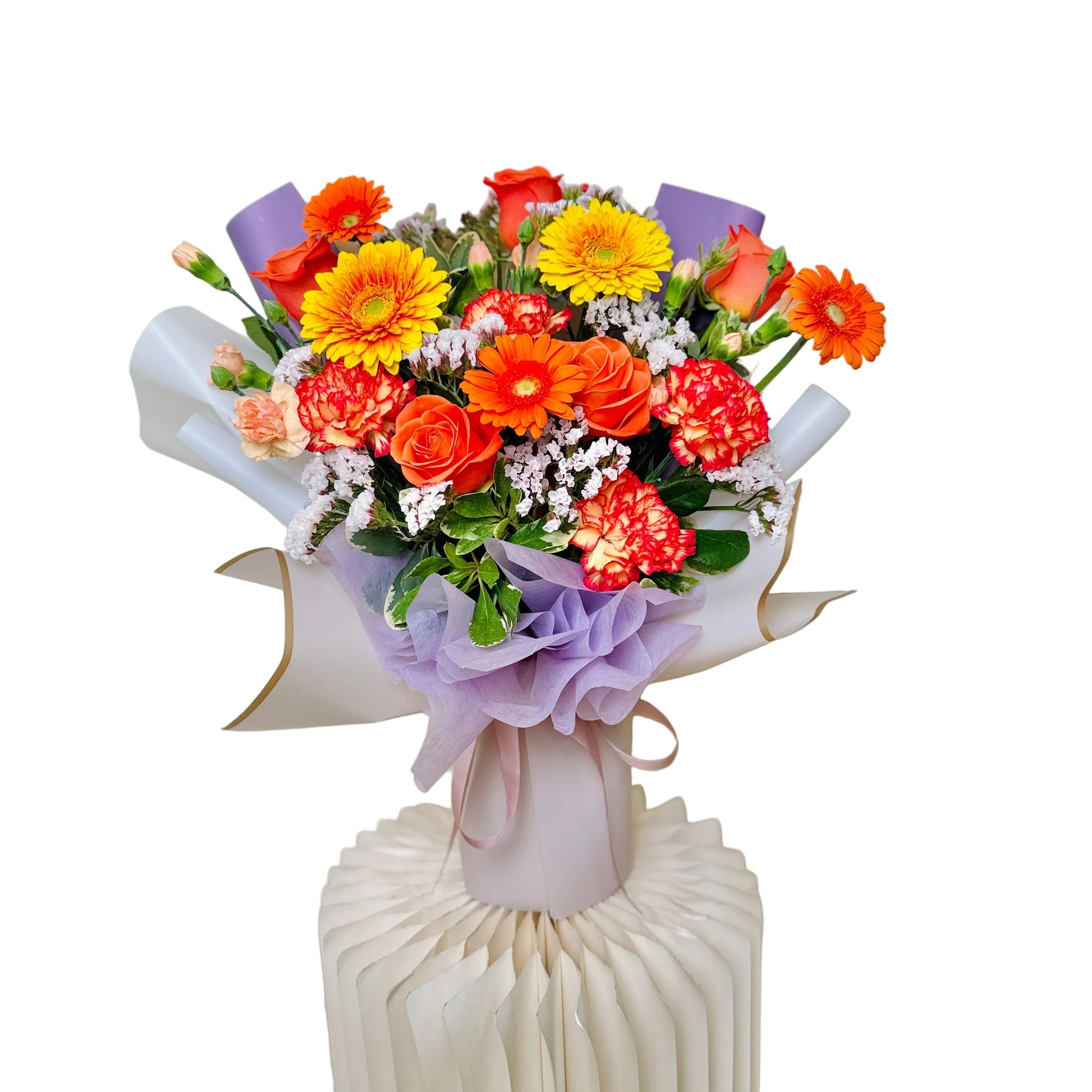 Luxury orange and yellow flower arrangement for Mother’s Day delivery in Toronto