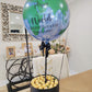 Personalized Globe Balloon Chocolate Gift Box by Wooow Balloons Toronto with Ferrero Rocher chocolates displayed on white background