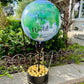 Custom Personalized Globe Balloon Chocolate Gift Box Toronto featuring world balloon design and gold chocolates in round box