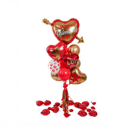 Same-day Valentine balloon bouquet delivery in Toronto by Wooow Balloons