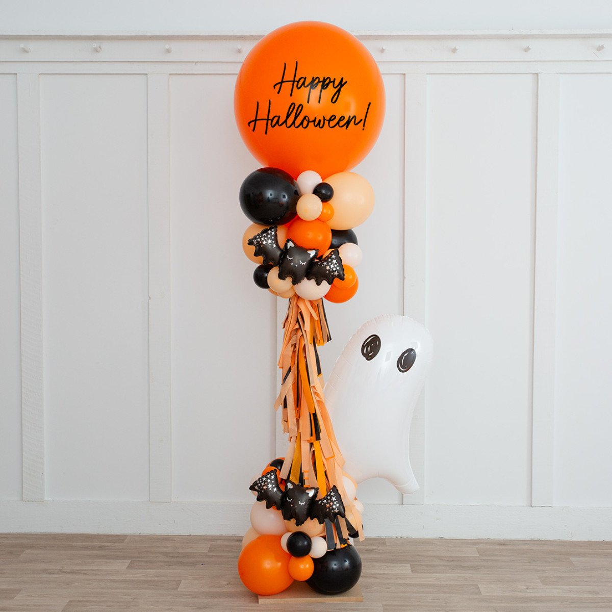 Witchy Trick-or-Treat Balloon Tower