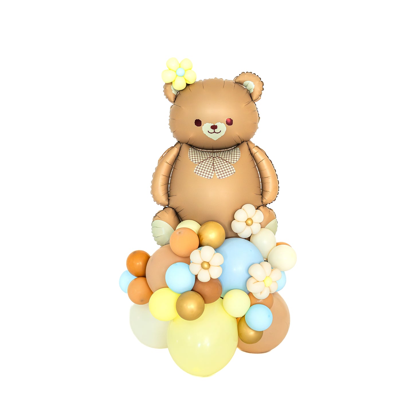 Teddy Bear balloons Toronto birthday hug arrangement by Wooow Balloons