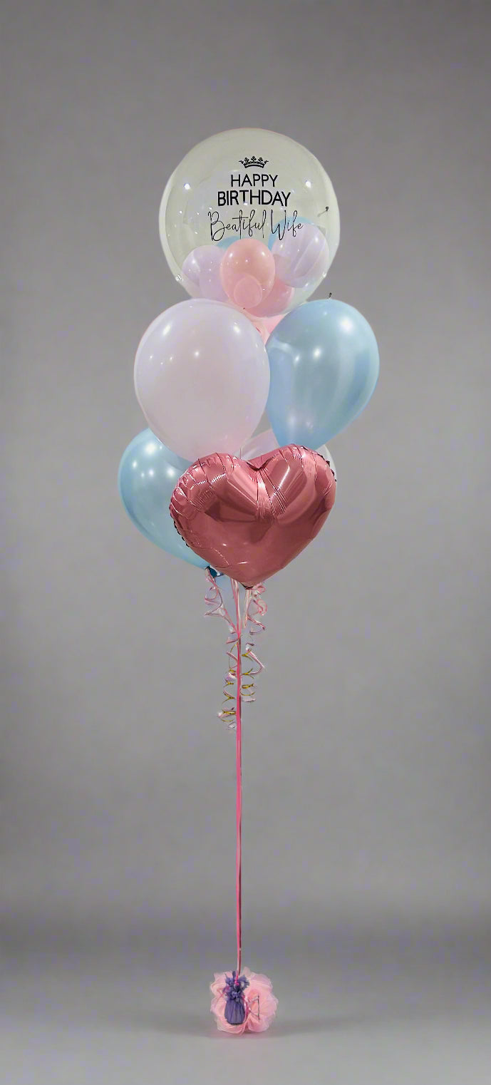 Eco-friendly latex balloons (biodegradable) in a Cute Balloon Bouquet, Toronto Balloons for kids and celebrations