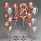 Wooow Birthday Package – Custom balloon numbers and helium bouquets for birthday celebrations