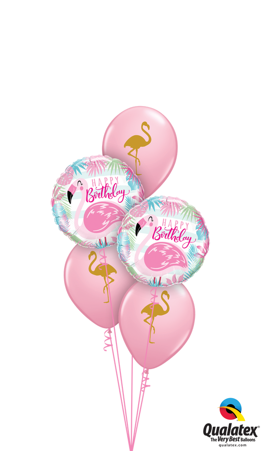  Little HBD Bouquet with foil and latex balloons, perfect for birthday celebrations.