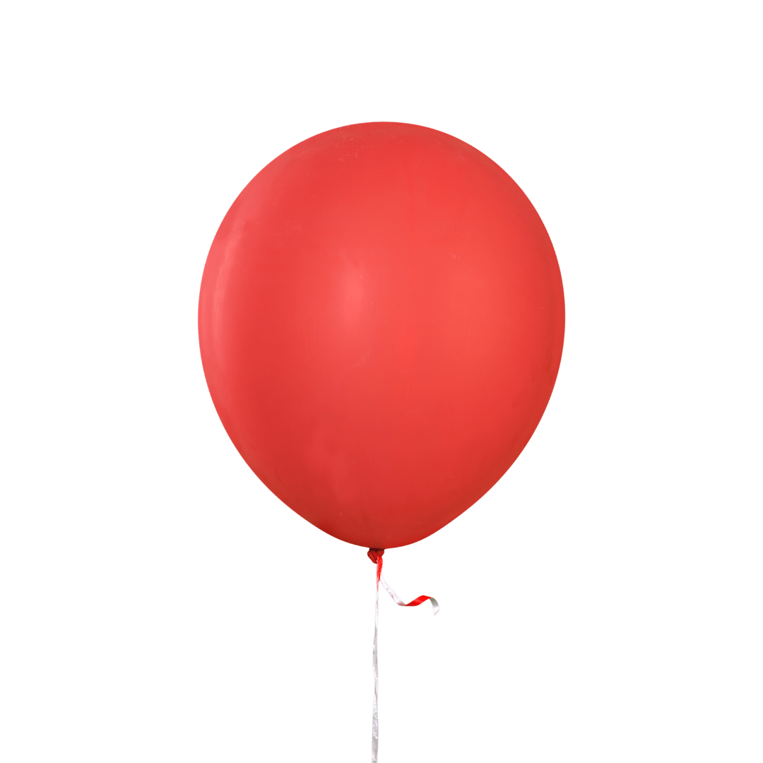 Helium-filled Pool Balloons in 17", 24", and 3ft sizes floating over a pool in Toronto